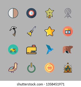 silhouette vector icon set
