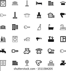 silhouette vector icon set such as: sweeping, traditional, heat, blue, row, spa, motel, street, plug, screwdriver, open, tourism, cold, repair, district, conditioner, bed, witch, sleep, fire, drink