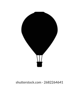 ilustração de vetor de silhueta de um balão