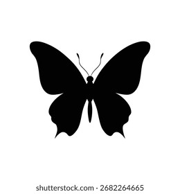 ilustração de vetor de silhueta de uma borboleta