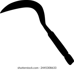 silhouette vector illustration of carpentry agricultural plantation tools