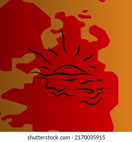 Silhouette vector illustrator graphic design in dress