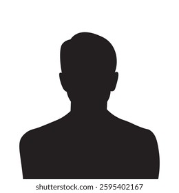 silhouette vector of people, black and white people illustration. illustration for criminal.