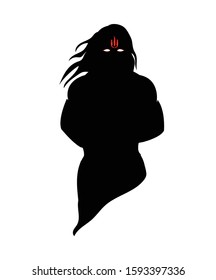 Silhouette vector tilak graphic design.