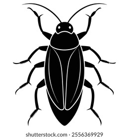 Silhouette vector with white background