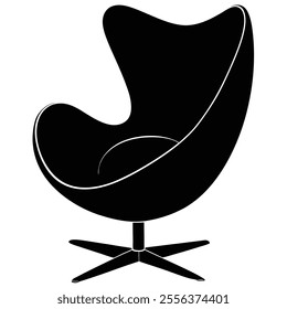 Silhouette vector with white background