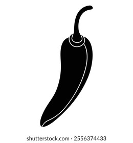 Silhouette vector with white background