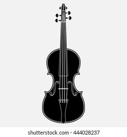 silhouette violin