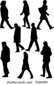 歩く人 シルエット のベクター画像素材 画像 ベクターアート Shutterstock