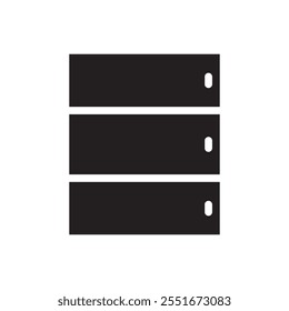 Silhouette wardrobe flat icon vector design, lodge, hotel vector design illustration. 