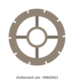 silhouette washer of security gear