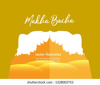 Silhouette of Wat Benchamabophit Vector