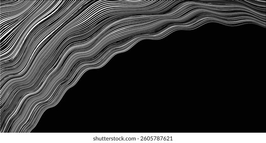 Silhouette Wave Japanese Pattern Background