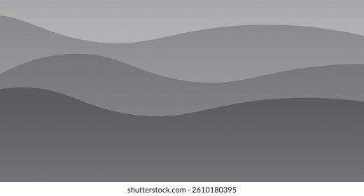 Silhouette Wave Japanese Pattern Background