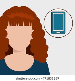silhouette web internet app vector illustratio graphic