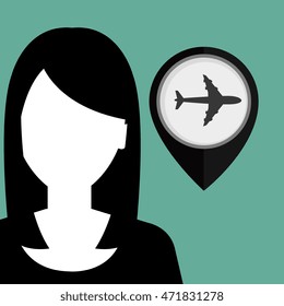 silhouette web internet pin vector illustratio graphic