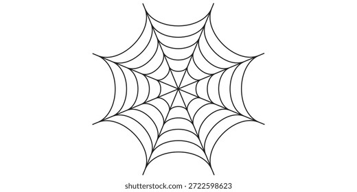 La silueta del Web. Ilustración vectorial. Fondo transparente. Aislado