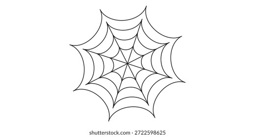 La silueta del Web. Ilustración vectorial. Fondo transparente. Aislado