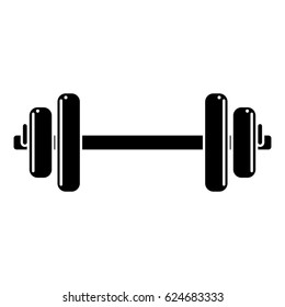 silhouette weight barbell trainer player