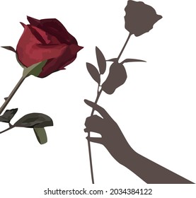 Silueta de fondo blanco