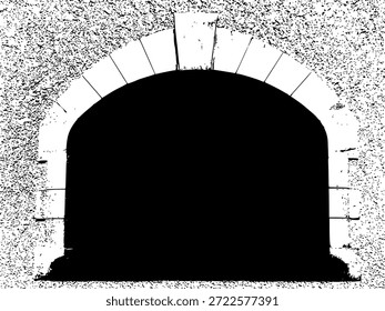 Silhouette einer Fenstervektorgrafik, geeignet für Architektur, Innenarchitektur, Immobilien und dekorative Grafikprojekte