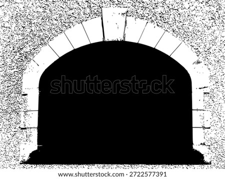 Silhouette of a window vector illustration, suitable for architecture, interior design, real estate, and decorative graphic projects
