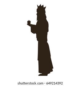 silhouette wise kings manger design