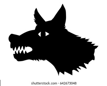 Silhouette Of Wolf