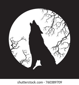 Wolf Howling Logo Images Stock Photos Vectors Shutterstock