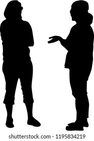 53,799 Conversation silhouette Images, Stock Photos & Vectors ...