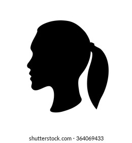 silhouette of a woman