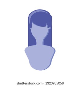 silhouette woman avatar character