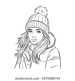 silhouette woman messy bun illustration