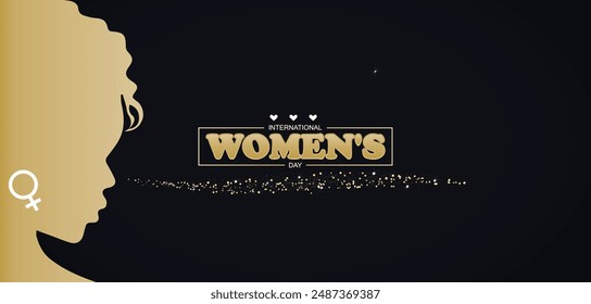 Silhouette of a woman on the Women's Day magazine cover, symbolizing strength and beauty