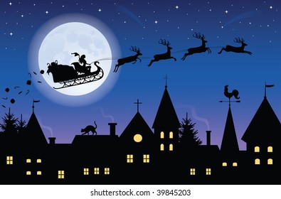 3,115 Silhouette santa woman Images, Stock Photos & Vectors | Shutterstock