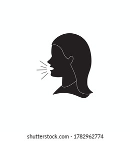 211 Woman shouting side view Stock Illustrations, Images & Vectors ...