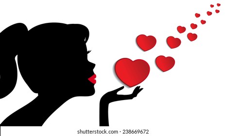 488 Silhouette blowing kiss Images, Stock Photos & Vectors | Shutterstock