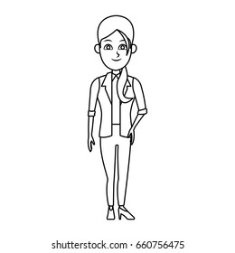 silhouette woman standing character image