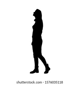 160,817 Silhouette woman standing Images, Stock Photos & Vectors ...