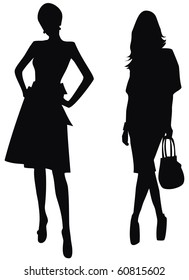 Silhouette Of Women