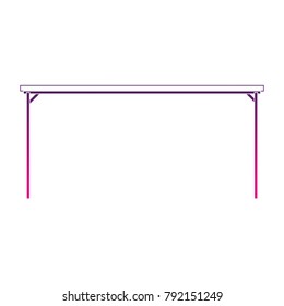 silhouette wood desk object design to office