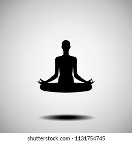 Silhouette of yoga