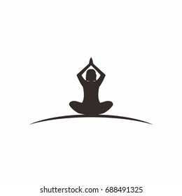 Silhouette Yoga Girl