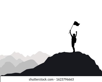 Mountain Climber Flag Images, Stock Photos & Vectors | Shutterstock