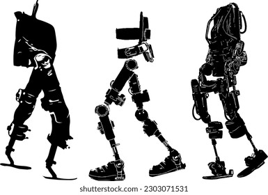 "Limbos robóticos de silueta: Avanza de las piernas prostéticas"
"Elevación de la movilidad: Innovadora protésica robótica para piernas"
