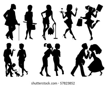silhouettes