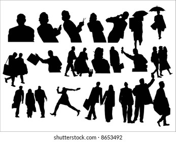 silhouettes