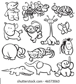 689,413 Animal cartoon silhouette Images, Stock Photos & Vectors ...