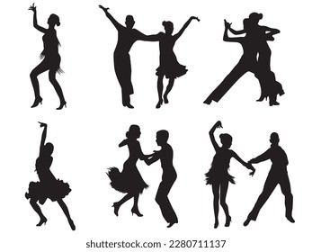 portador de siluetas de bailarinas de ballet