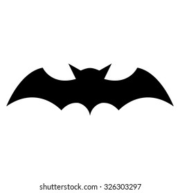 silhouettes of bats icon